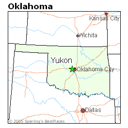 map of yukon ok Best Places To Live In Yukon Oklahoma map of yukon ok