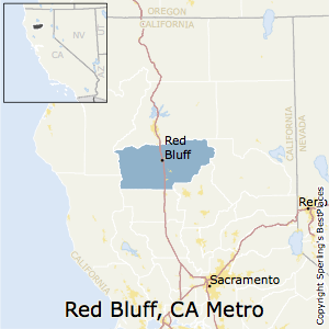 metro bluff california red area
