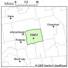 Zip 15857 (St. Marys, PA) Rankings