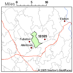 Zip 18109 (Allentown, PA) Rankings