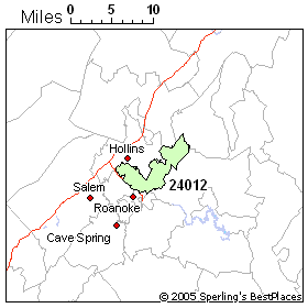 Roanoke Zip Code Map People In Zip 24012 (Roanoke, Va)