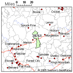 Nebo North Carolina Map People In Zip 28761 (Nebo, Nc)