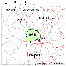 Rankings in Zip 30318 (Atlanta, GA)