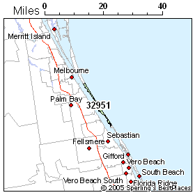 Melbourne Fl Zip Code Map Zip 32951 (Melbourne Beach, FL) Religion