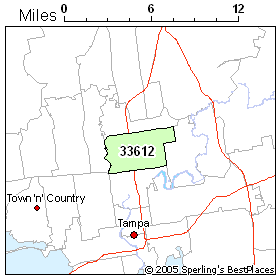 33612 Zip Code Map People In Zip 33612 (Tampa, Fl)