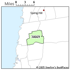 Hudson Fl Zip Code Map United - 34669