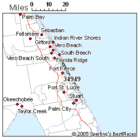 Fort Pierce Fl Zip Code Map United - 34949