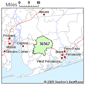 Zip 36567 (Robertsdale, AL) Rankings