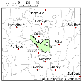 Best Place to Live in Tupelo (zip 38804), Mississippi