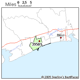 Gulfport Ms Zip Code Map - Map