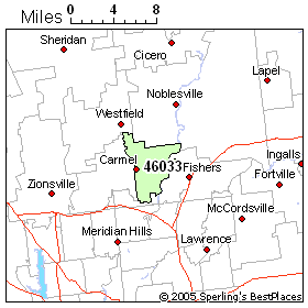 Carmel Indiana Zip Code Map People In Zip 46033 (Carmel, In)