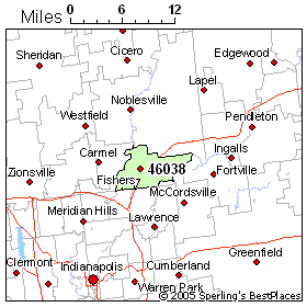 Fishers Zip Code Map Cost Of Living In Zip 46038 (Fishers, In)