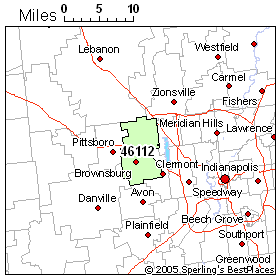 Brownsburg Zip Code Map People In Zip 46112 (Brownsburg, In)