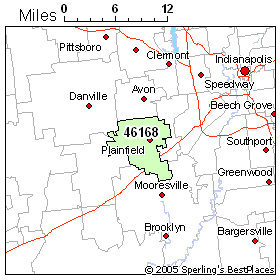 Plainfield (zip 46168), Indiana Rankings