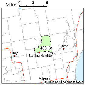 Sterling Heights Zip Code Map People In Zip 48313 (Sterling Heights, Mi)