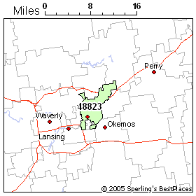 East Lansing Zip Code Map Economy In Zip 48823 (East Lansing, Mi)