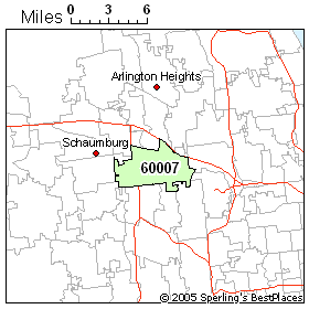 Elk Grove Village Il Zip Code Map - United States Map