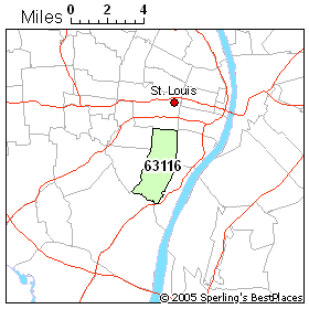 St Louis Missouri Zip Code Map
