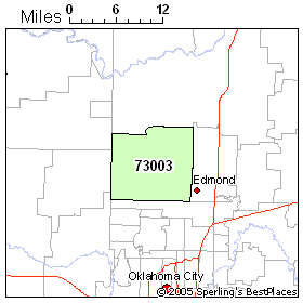 Edmond Ok Zip Code Map - Map