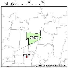 McKinney Zip Code Map