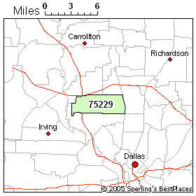 75229 Zip Code Map Health In Zip 75229 (Dallas, Tx)