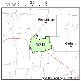 75243 Zip Code Map Economy In Zip 75243 (Dallas, Tx)