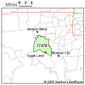Sugar Land Zip Code Map Zip 77478 (Sugar Land, TX) Crime