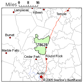 Rankings in Zip 78628 (Georgetown, TX)