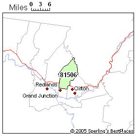 Grand Junction Co Zip Code Map - Map