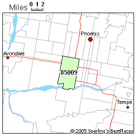 85009 Zip Code Map Cost Of Living In Zip 85009 (Phoenix, Az)
