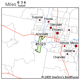 Avondale Az Zip Code Map Economy In Zip 85323 (Avondale, Az)