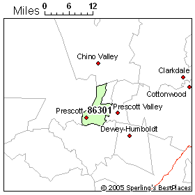Prescott (zip 86301), Arizona Rankings