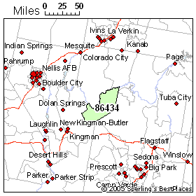 Peach Springs Az Map Cost Of Living In Zip 86434 (Peach Springs, Az)