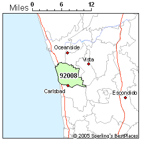 Carlsbad Ca Zip Code Map Zip 92008 (Carlsbad, CA) Crime