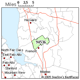 Rankings in Zip 94536 (Fremont, CA)
