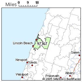 Lincoln City Oregon Zip Code Map - Map