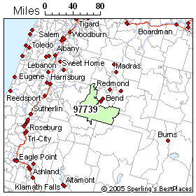 La Pine Oregon Map People In Zip 97739 (La Pine, Or)