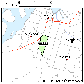 Rankings in Zip 98444 (Parkland, WA)