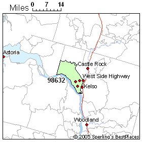 Longview Wa Zip Code Map