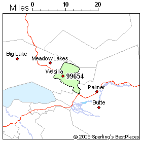 Wasilla Zip Code Map Cost Of Living In Zip 99654 (Knik-Fairview, Ak)