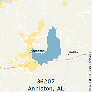 Anniston zip 36207 AL
