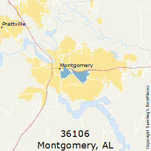 Pdf map Montgomery Alabama