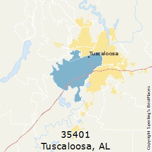 Tuscaloosa (zip 35401), AL
