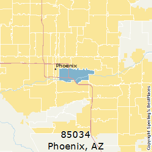 Phoenix Zip Code Map 2023