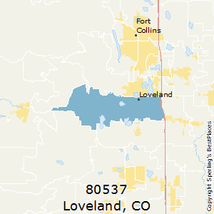 Loveland Zip Code Map - United States Map