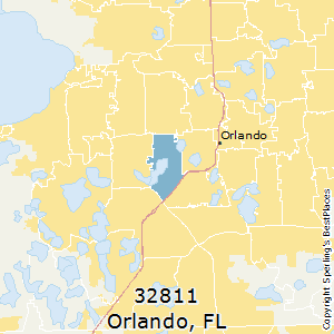 Best Places to Live in Orlando (zip 32811), Florida