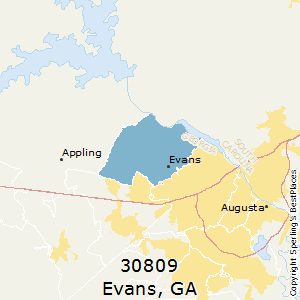 Best Places to Live in Evans (zip 30809), Georgia