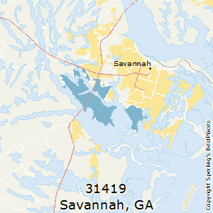 Best Places to Live in Savannah (zip 31419), Georgia