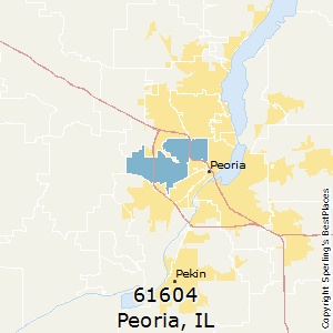 peoria zip illinois code map bestplaces