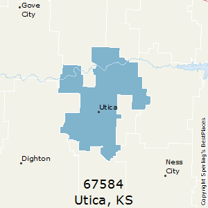 Utica (zip 67584), KS